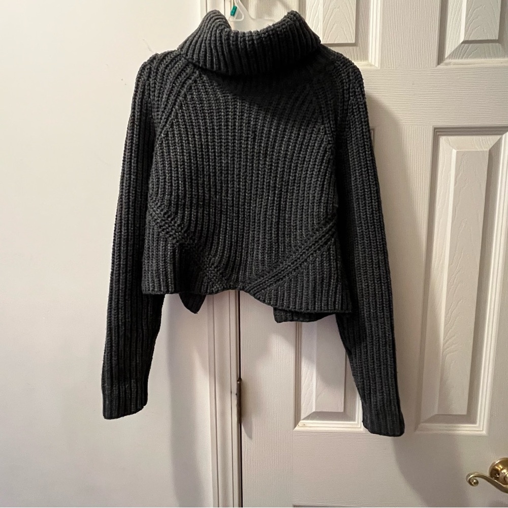Wow Couture Sweater with open buckled back